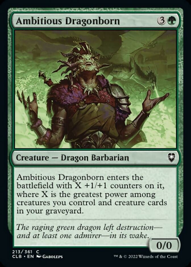 Ambitious Dragonborn [Commander Legends: Battle for Baldur's Gate] [Foil]