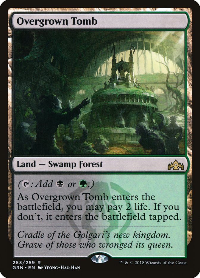 Overgrown Tomb [Guilds of Ravnica] [Foil]