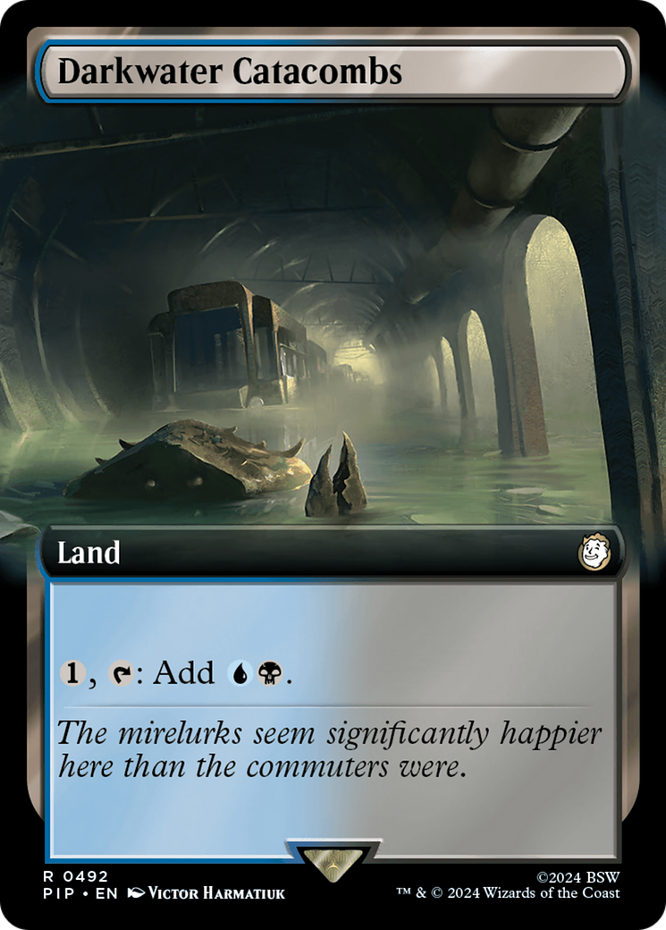 Darkwater Catacombs (Extended Art) [Fallout] [Foil]
