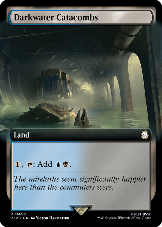 Darkwater Catacombs (Extended Art) [Fallout] [Foil]