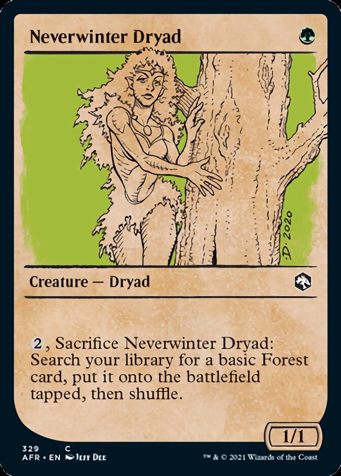 Neverwinter Dryad (Showcase) [Dungeons & Dragons: Adventures in the Forgotten Realms] [Foil]