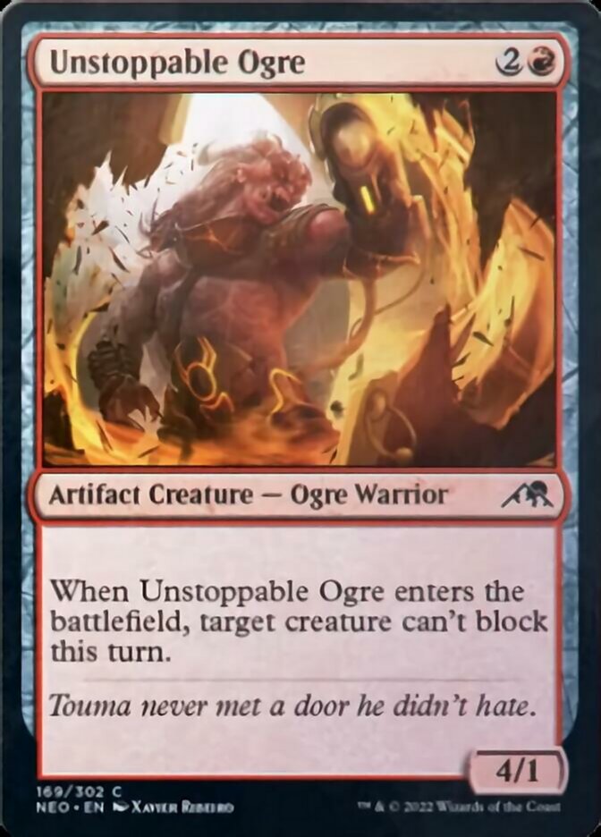 Unstoppable Ogre [Kamigawa: Neon Dynasty] [Foil]