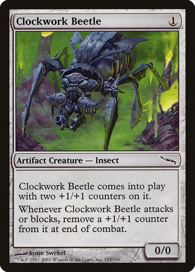 Clockwork Beetle [Mirrodin] [Foil]