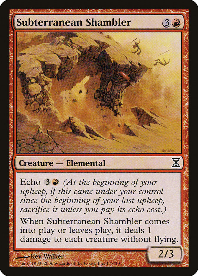 Subterranean Shambler [Time Spiral] [Foil]