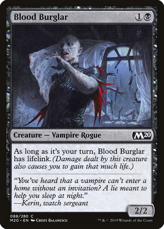 Blood Burglar [Core Set 2020] [Foil]