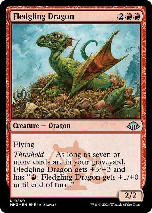 Fledgling Dragon [Modern Horizons 3] [Foil]