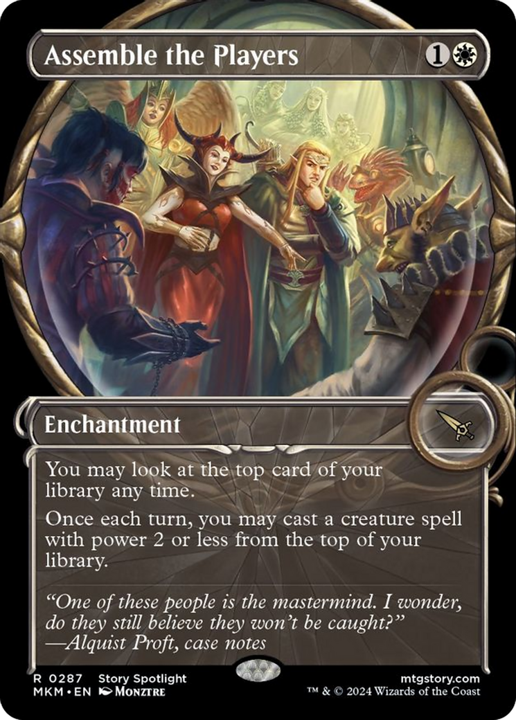 Assemble the Players (Showcase) [Murders at Karlov Manor] [Foil]