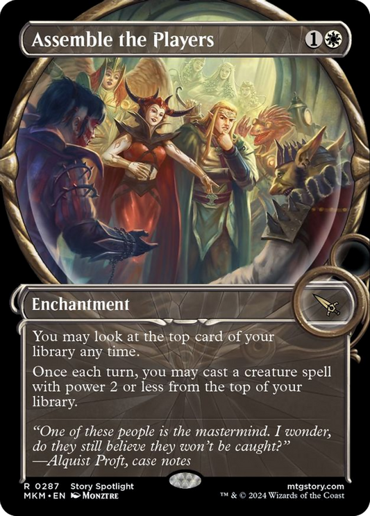 Assemble the Players (Showcase) [Murders at Karlov Manor] [Foil]