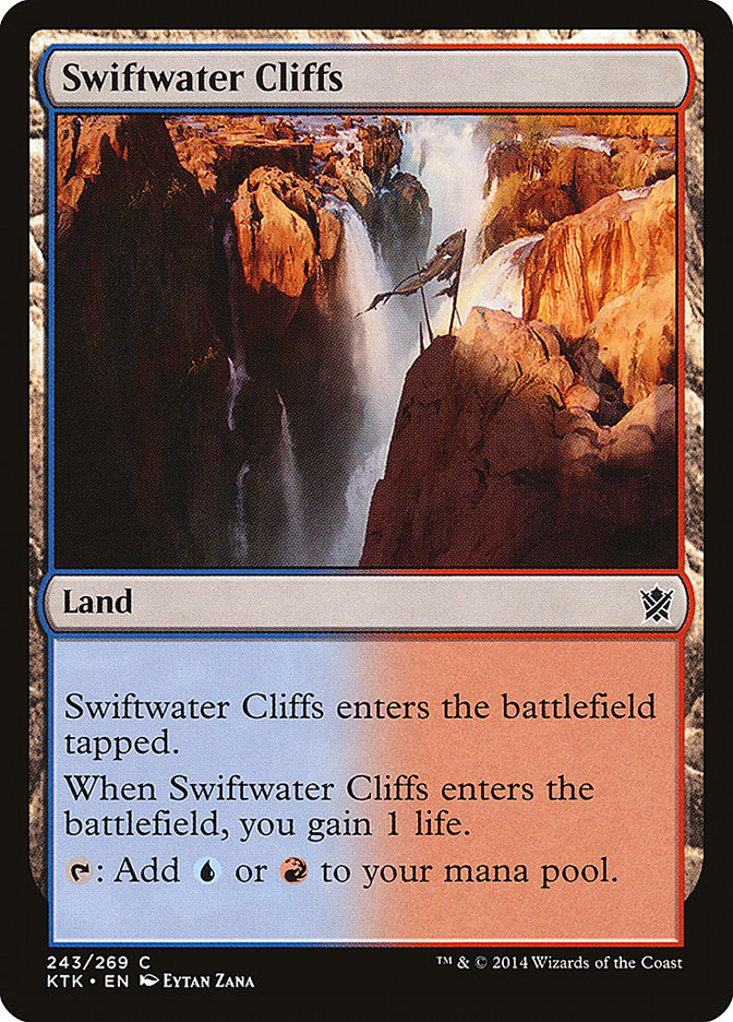 Swiftwater Cliffs [Khans of Tarkir] [Foil]