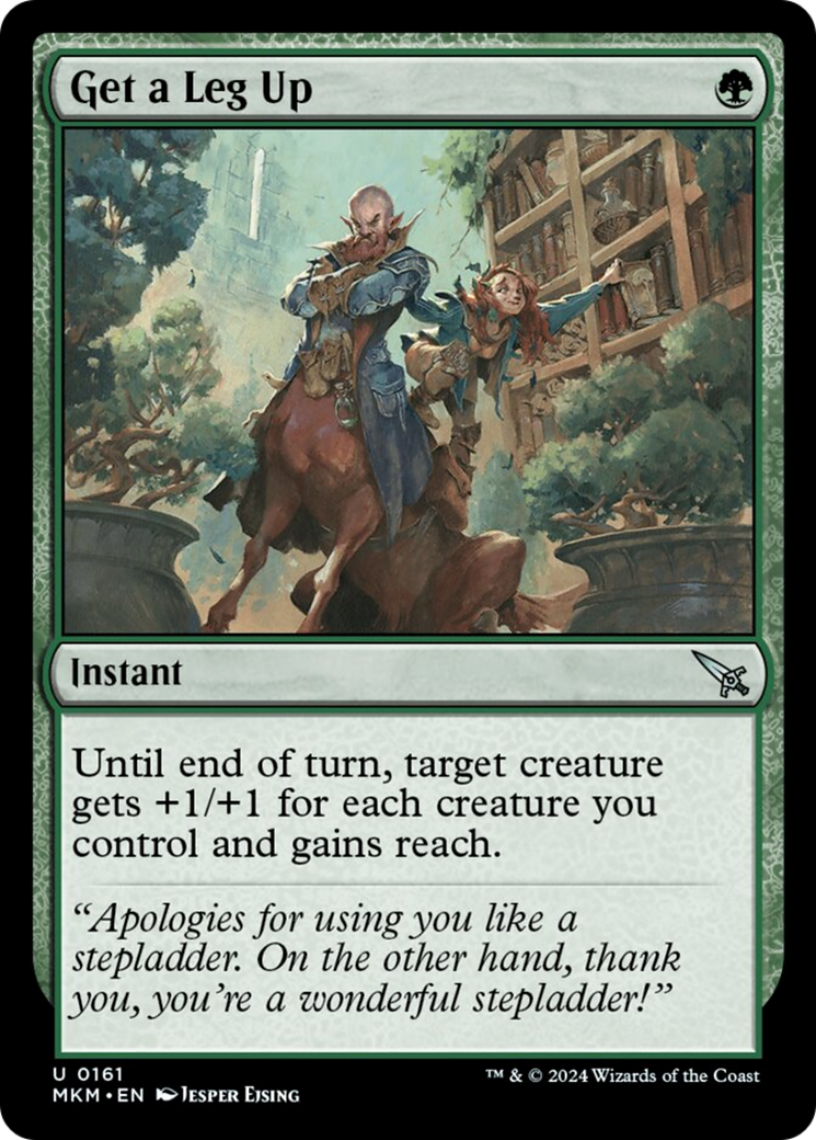 Get a Leg Up [Murders at Karlov Manor] [Foil]