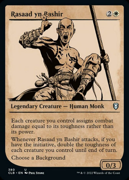 Rasaad yn Bashir (Showcase) [Commander Legends: Battle for Baldur's Gate] [Foil]