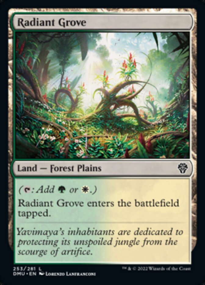 Radiant Grove [Dominaria United] [Foil]