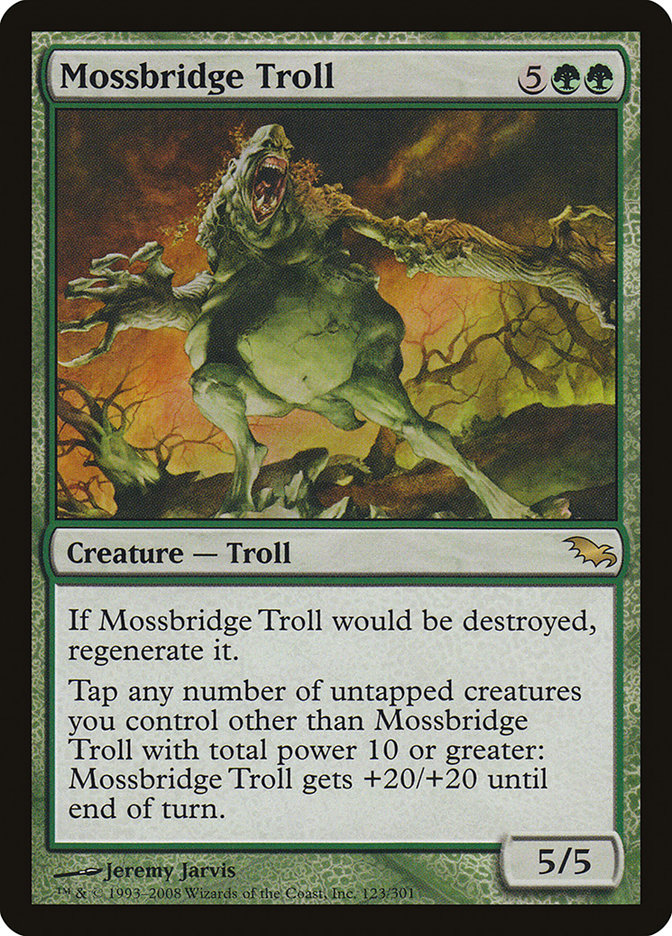 Mossbridge Troll [Shadowmoor] [Foil]