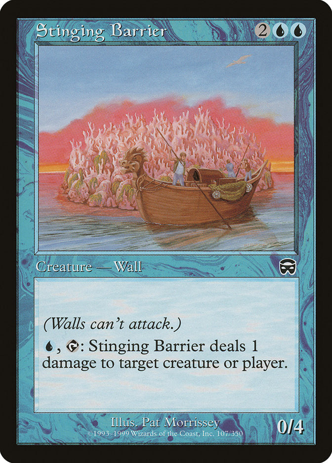 Stinging Barrier [Mercadian Masques] [Foil]
