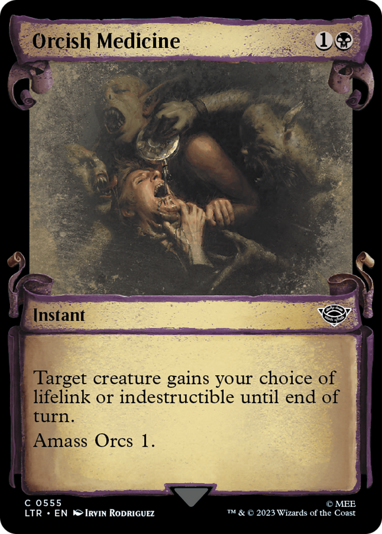 Orcish Medicine [The Lord of the Rings: Tales of Middle-Earth Showcase Scrolls] [Foil]