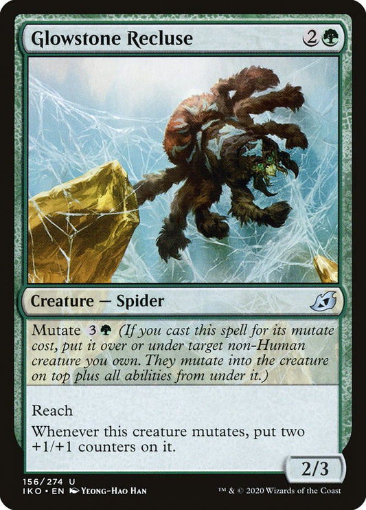 Glowstone Recluse [Ikoria: Lair of Behemoths] [Foil]