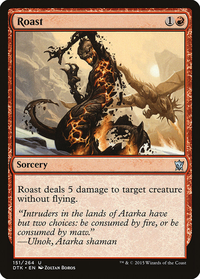 Roast [Dragons of Tarkir] [Foil]