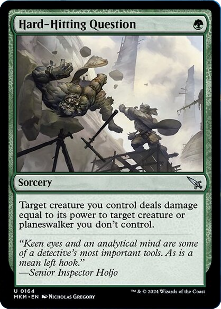 Hard-Hitting Question [Murders at Karlov Manor] [Foil]
