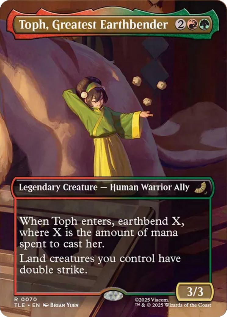 Toph, Greatest Earthbender (Borderless) [Avatar: The Last Airbender: Eternal-Legal] [Foil]