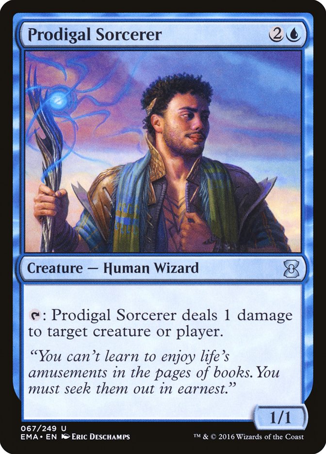 Prodigal Sorcerer [Eternal Masters] [Foil]
