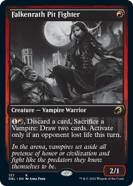 Falkenrath Pit Fighter [Innistrad: Double Feature] [Foil]