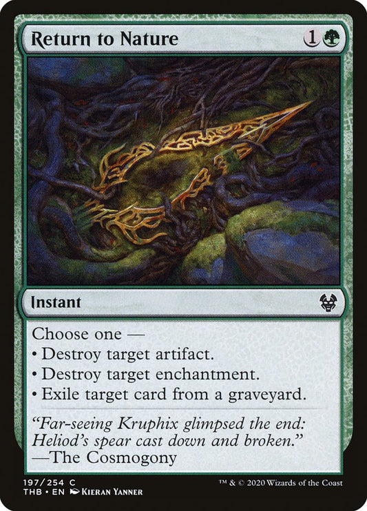 Return to Nature [Theros Beyond Death] [Foil]