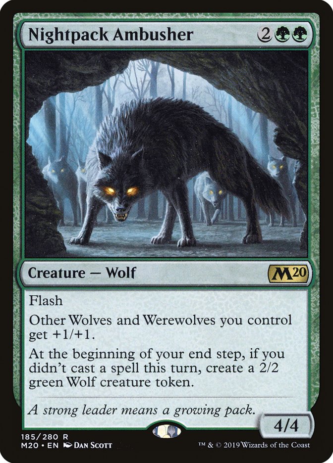 Nightpack Ambusher [Core Set 2020] [Foil]