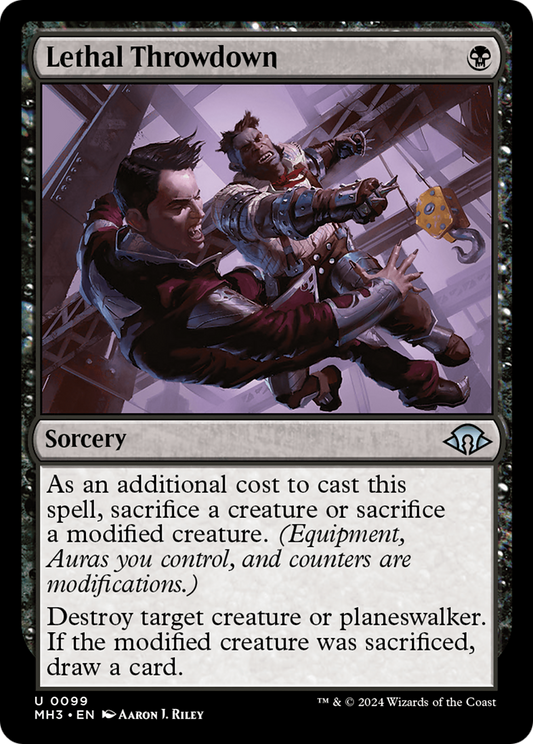 Lethal Throwdown [Modern Horizons 3] [Foil]