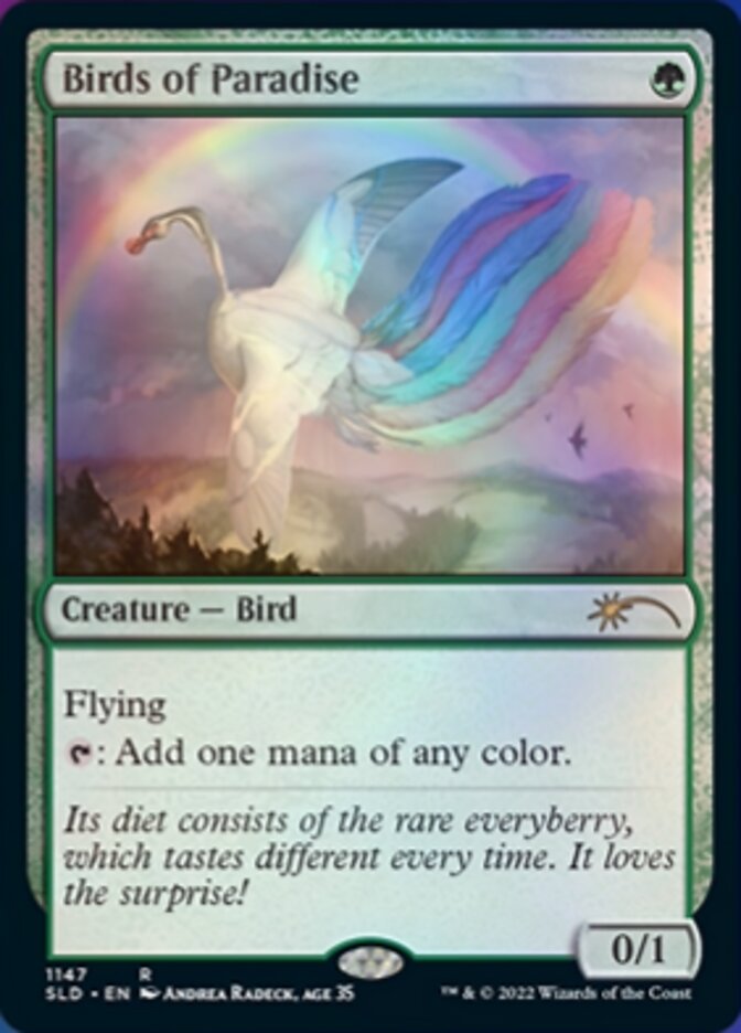 Birds of Paradise (1147) [Secret Lair Drop Series] [Foil]