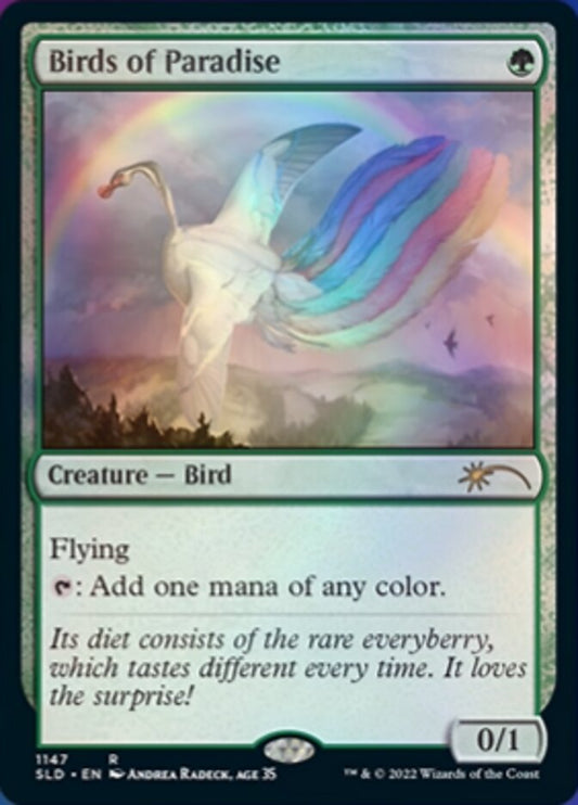 Birds of Paradise (1147) [Secret Lair Drop Series] [Foil]