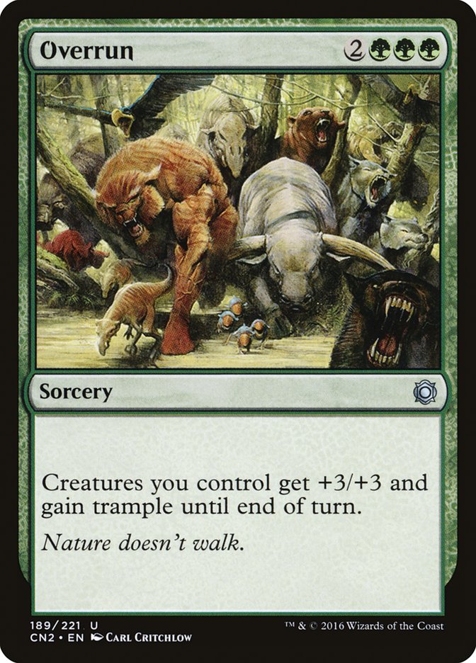 Overrun [Conspiracy: Take the Crown] [Foil]