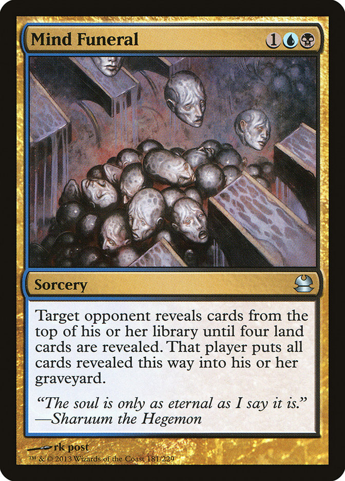 Mind Funeral [Modern Masters] [Foil]