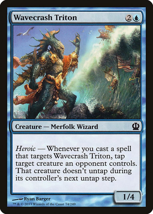 Wavecrash Triton [Theros] [Foil]