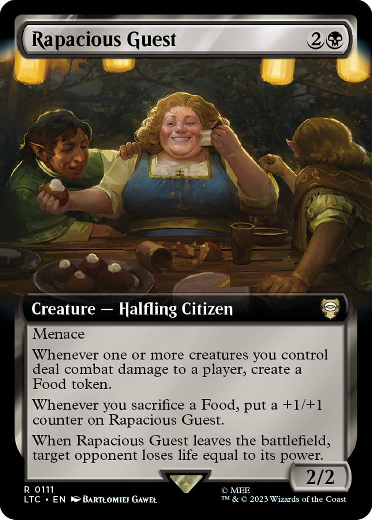 Rapacious Guest (Extended Art) [The Lord of the Rings: Tales of Middle-Earth Commander] [Foil]