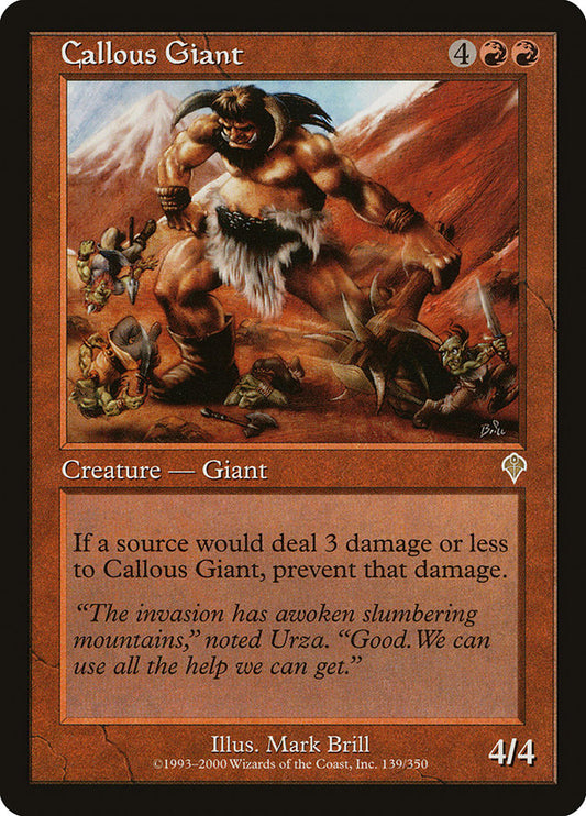 Callous Giant [Invasion] [Foil]