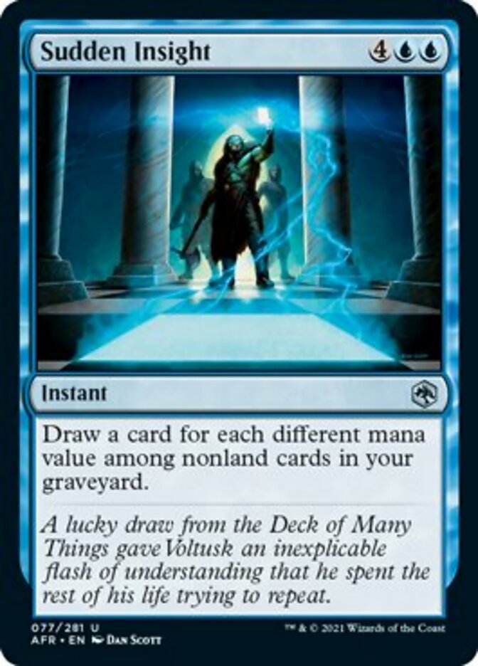 Sudden Insight [Dungeons & Dragons: Adventures in the Forgotten Realms] [Foil]
