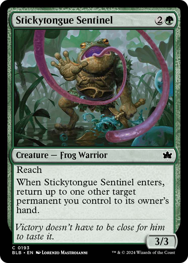 Stickytongue Sentinel [Bloomburrow] [Foil]