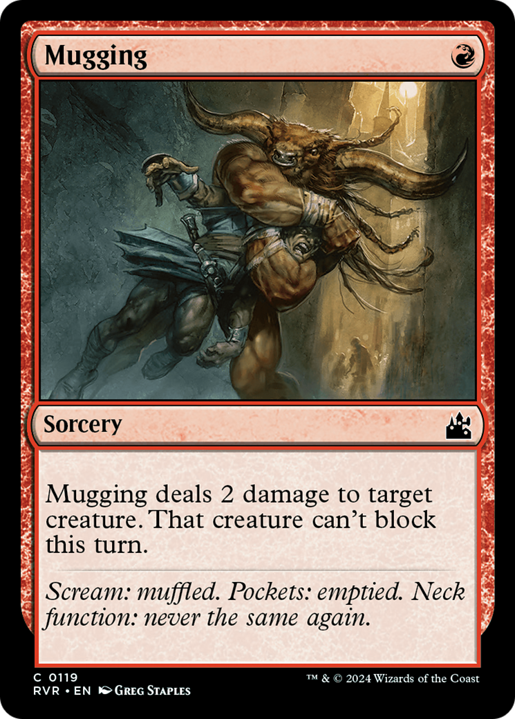 Mugging [Ravnica Remastered] [Foil]