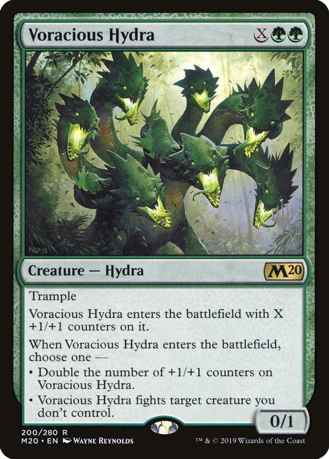 Voracious Hydra (Promo Pack) [Core Set 2020 Promos] [Foil]