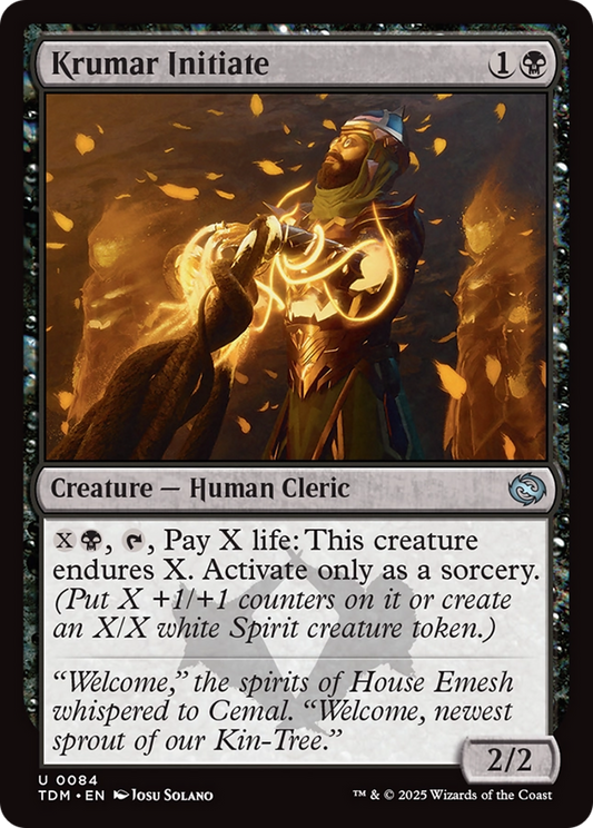 Krumar Initiate [Tarkir: Dragonstorm] [Foil]