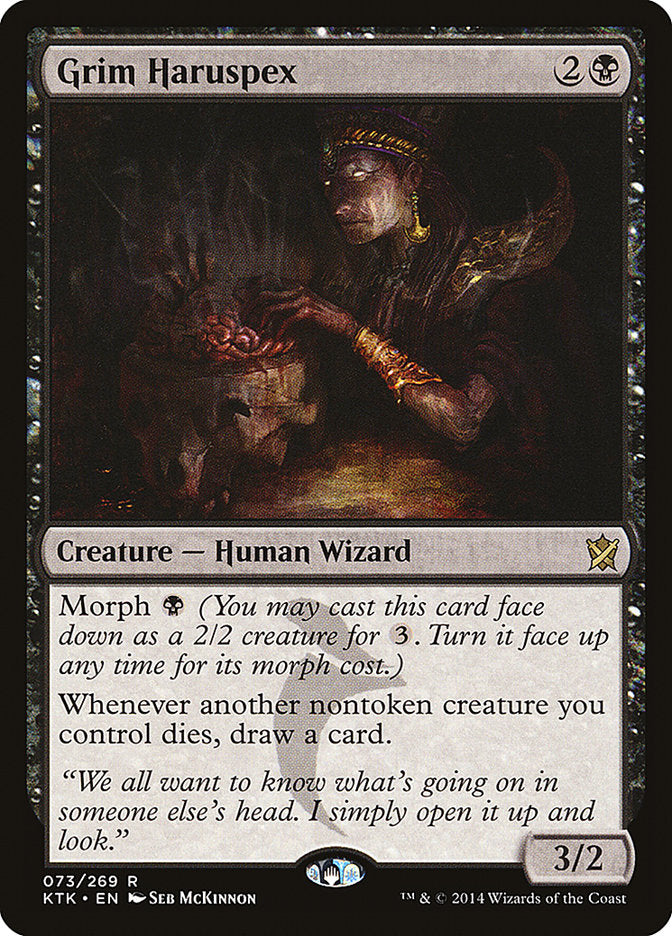 Grim Haruspex [Khans of Tarkir] [Foil]