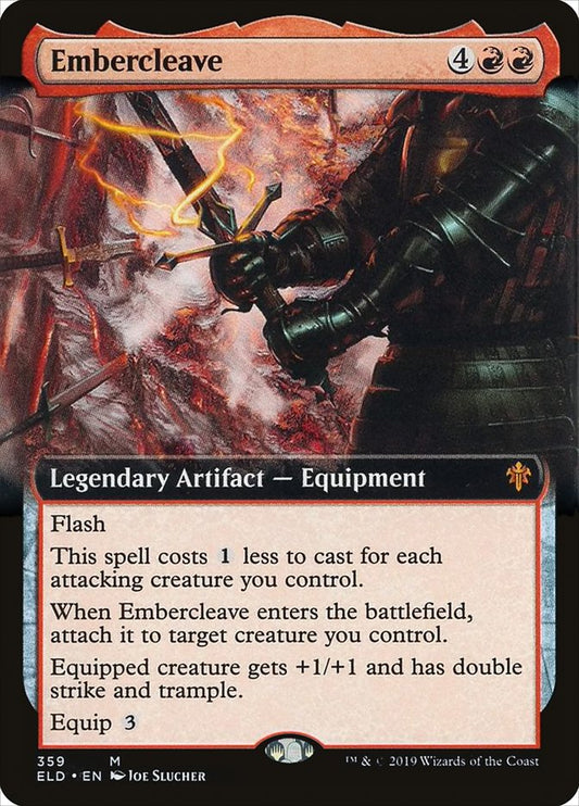 Embercleave (Extended Art) [Throne of Eldraine] [Foil]