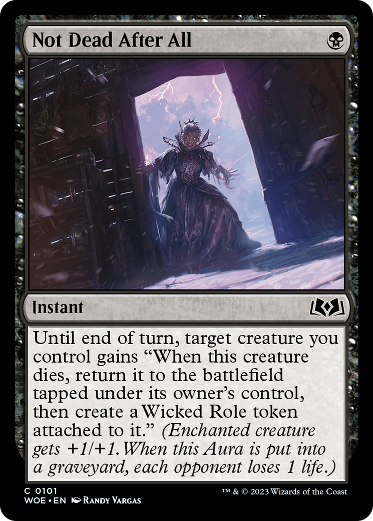 Not Dead After All [Wilds of Eldraine] [Foil]