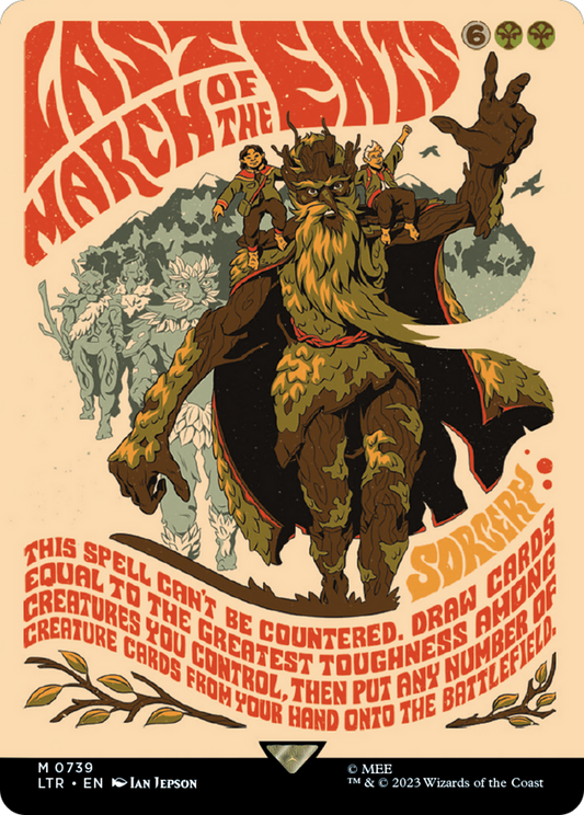 Last March of the Ents (Borderless Poster) [The Lord of the Rings: Tales of Middle-Earth] [Foil]