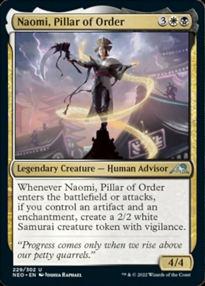 Naomi, Pillar of Order [Kamigawa: Neon Dynasty] [Foil]
