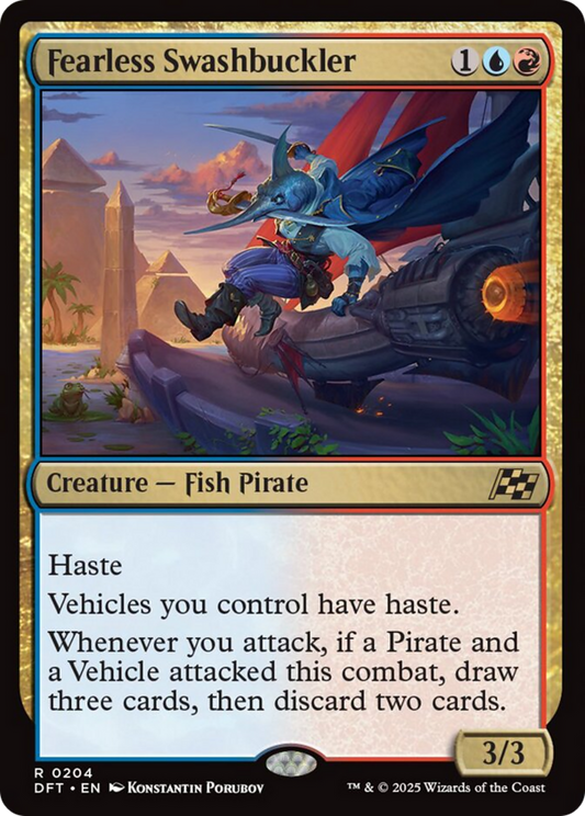 Fearless Swashbuckler [Aetherdrift] [Foil]