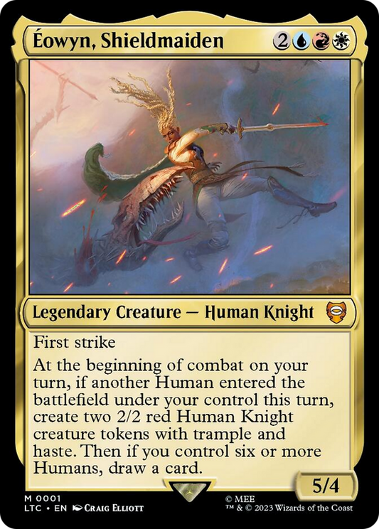 Eowyn, Shieldmaiden [The Lord of the Rings: Tales of Middle-Earth Commander] [Foil]
