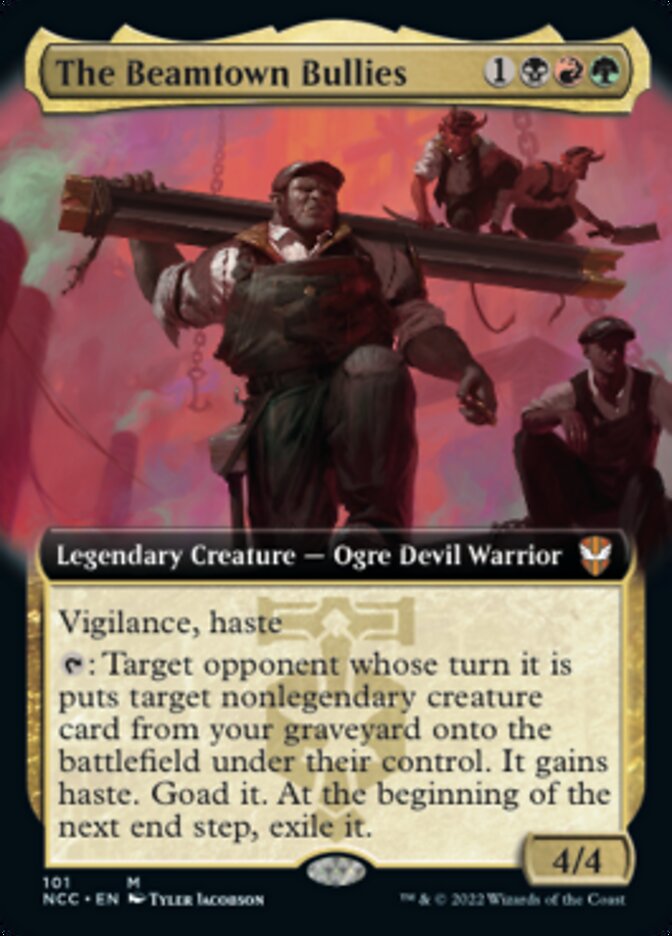 The Beamtown Bullies (Extended Art) [Streets of New Capenna Commander] [Foil]