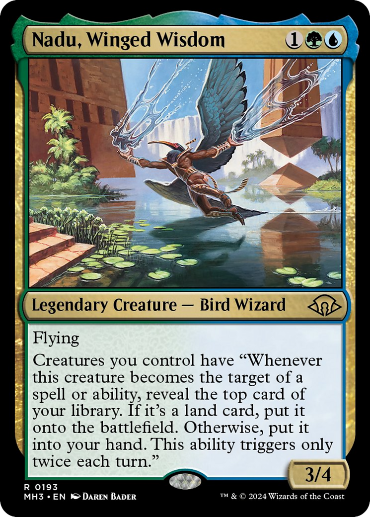 Nadu, Winged Wisdom [Modern Horizons 3] [Foil]
