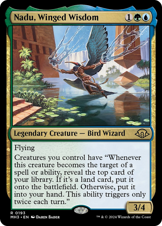Nadu, Winged Wisdom [Modern Horizons 3] [Foil]